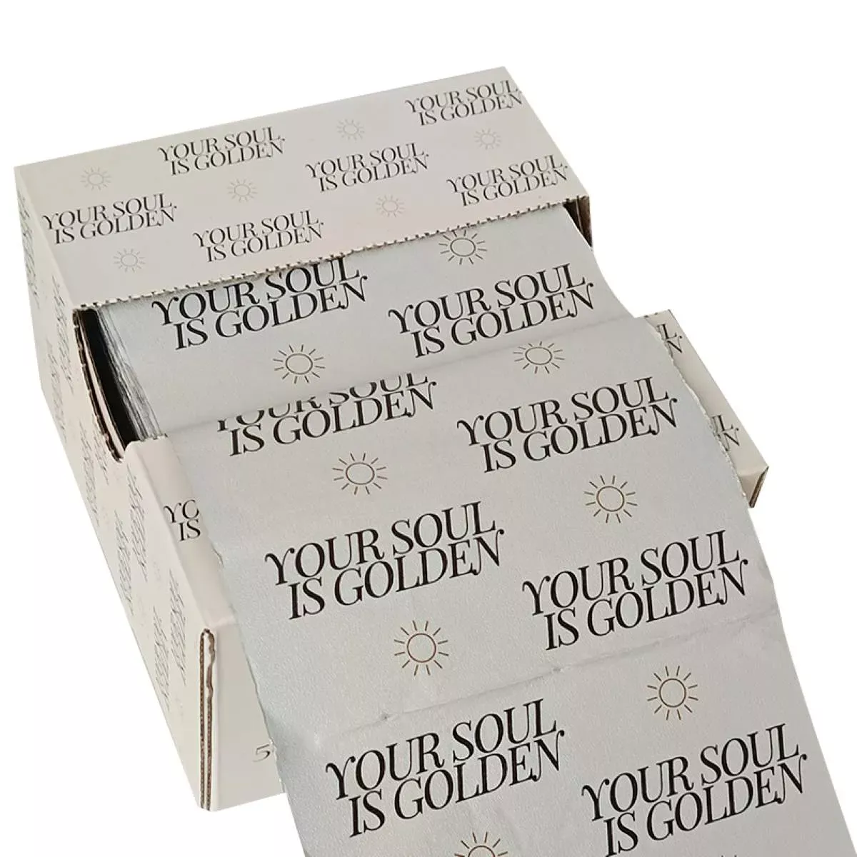 factory direct hair highlighting foil sheets wholesale low MOQ custom printed hair foil for small businesses