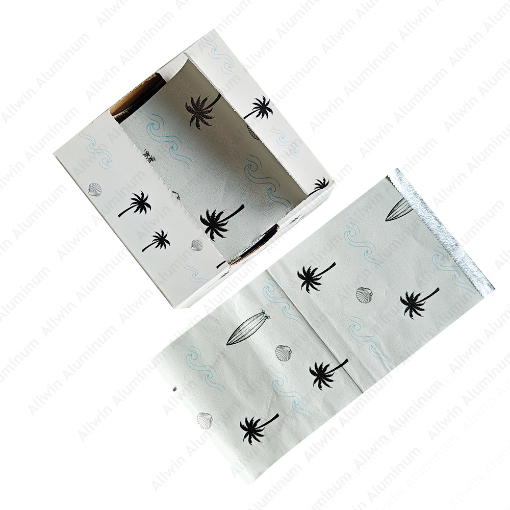 custom foil hair low moq aluminum foil colored aluminum foil for hairdressing pre-cut pop