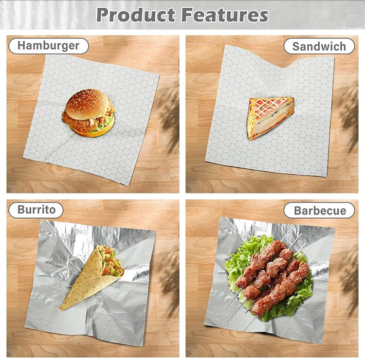 custom wrapping paper wholesale foil hot dog bags foil bags for food packaging