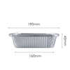 Oblong Aluminum Foil Pan Re190