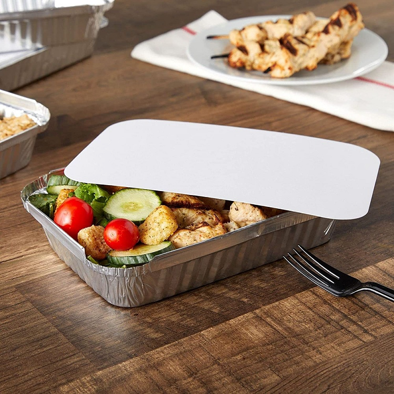 eco-friendly fast food packaging replace plastic with aluminum foil recyclable food packaging