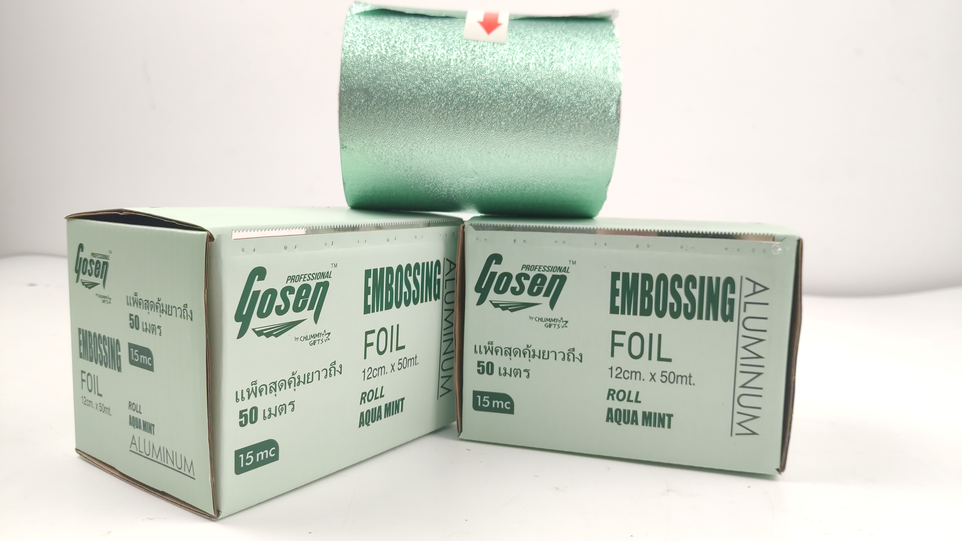 salon branded highlighting foil