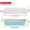 disposalbe aluminum pans with lids rectangular tin foil pans aluminum foil mini laof pans with lids