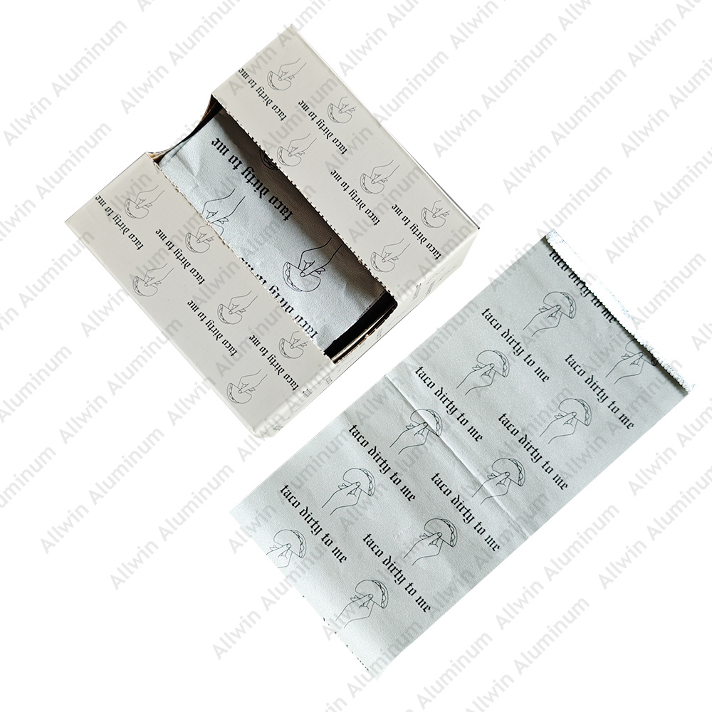 pop up aluminum foil sheet hair color aluminum hair color foiling papers haoyuan foil