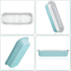 disposable baking pans with lids 200ml aluminum foil mini disposable loaf pans with lids aluminum dishes 