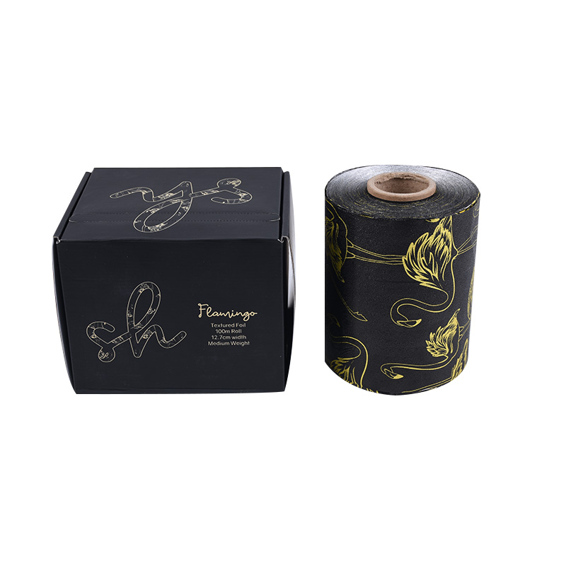 Bulk hair foil supplier Hair foil manufacturer Custom hair foil wholesale Embossed hair foil bulk