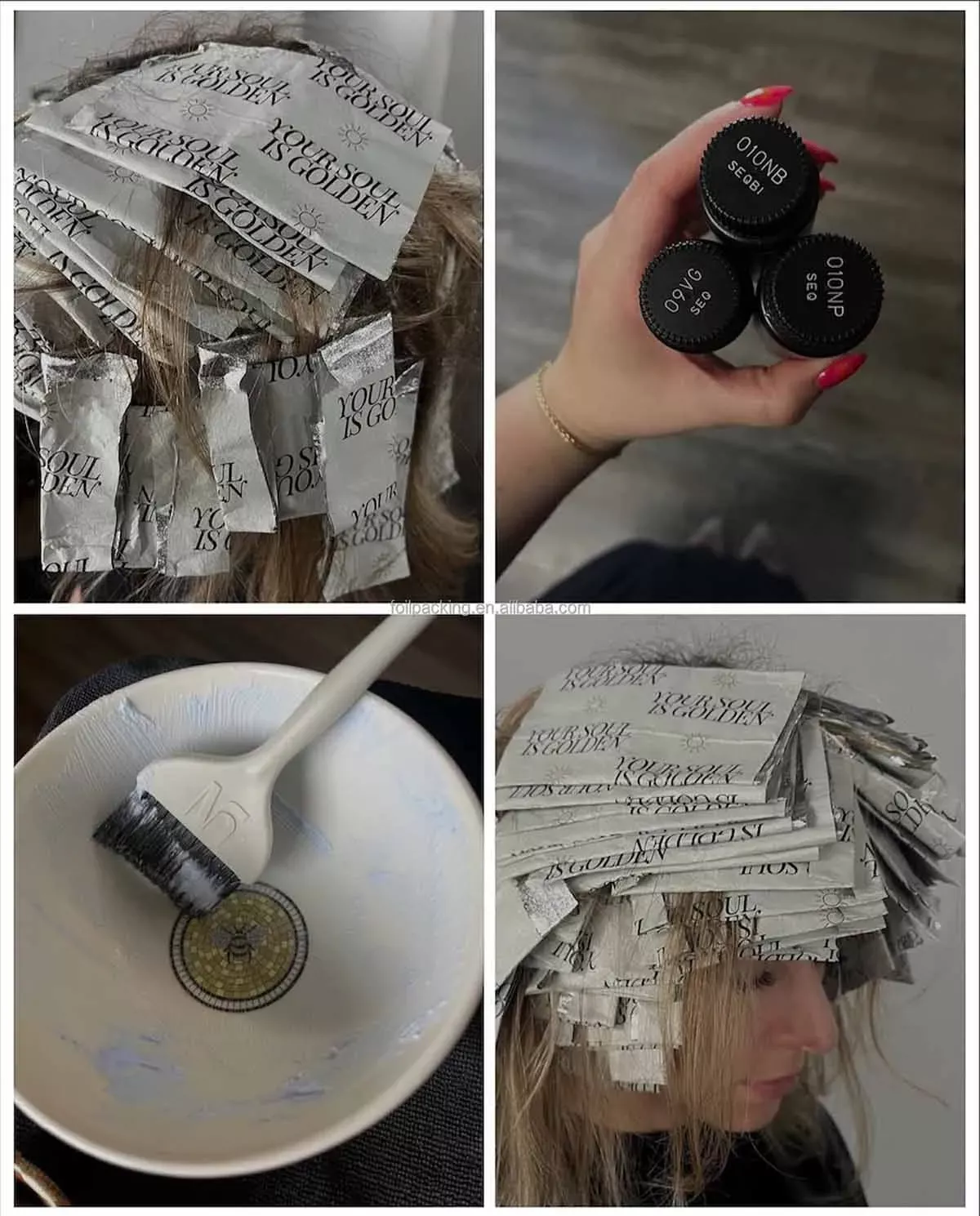 hair foil brands custom print hair foil manufacturer, hair foils for highlights foils for hairstylist 