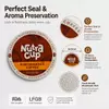 printed aluminum foil lidding film for coffee pods custom coffee capsule sealing film coffee pod foil seals