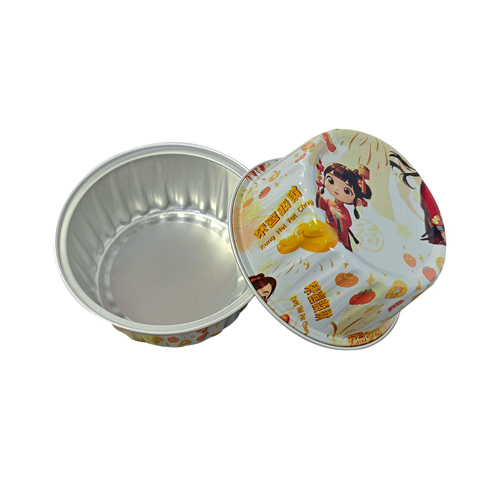 ODM aluminum foil cup custom printed aluminum foil cup custom printed foil baking cup aluminum foil dessert cup 