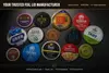 printed lidding foil for single serve coffee pods pre cut aluminum foil lids for Nespresso